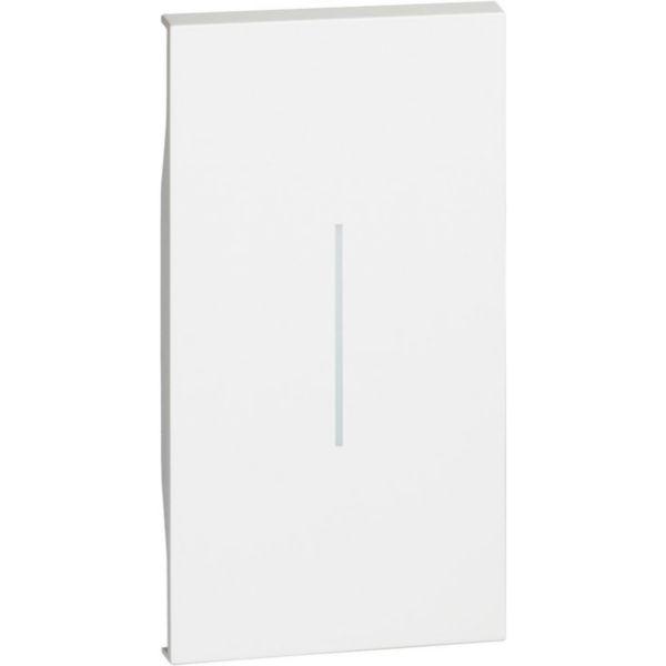 Lightable cover, 2 modules - neutral. For devices item K4672M2L and item K4652M2. White