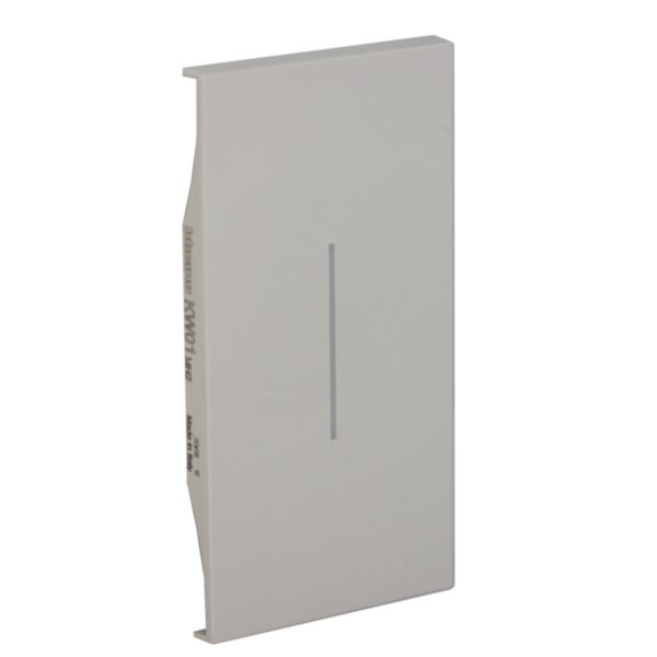 Lightable cover, 2 modules - neutral. For devices item K4672M2L and item K4652M2. White