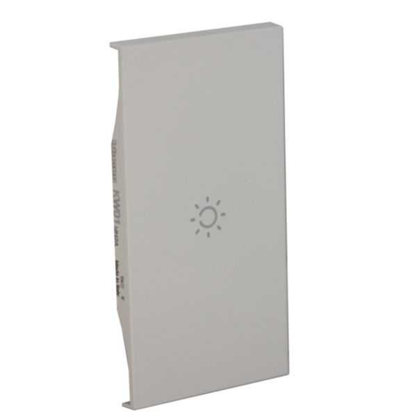 Lightable cover, 2 modules - Light/WAKE UP symbol. For devices item K4672M2L and K4652M2. White