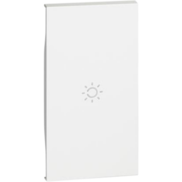 Lightable cover, 2 modules - Light/WAKE UP symbol. For devices item K4672M2L and K4652M2. White