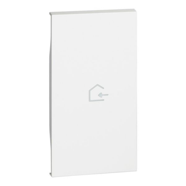 Lightable cover, 2 modules - COMING IN symbol. For devices item K4672M2L and item K4652M2. White.