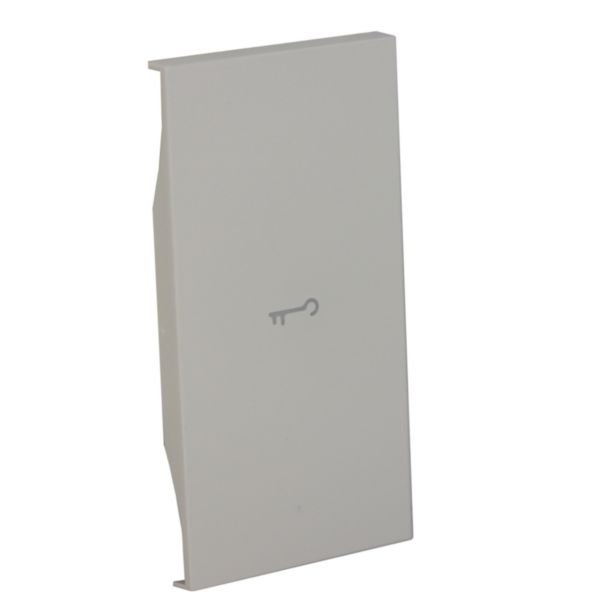 Lightable cover, 2 modules - KEY symbol. For devices item K4672M2L and item K4652M2. White
