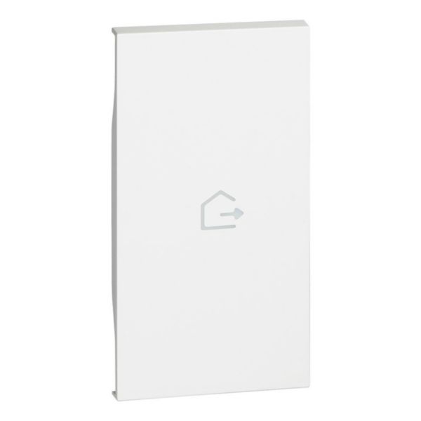 Lightable cover, 2 modules - GOING OUT symbol. For devices item K4672M2L and item K4652M2. White