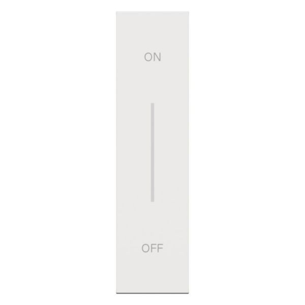 Lightable cover, 1 module - ON/OFF function for devices item K4672M2L, K4652M2 and K4652M3.White