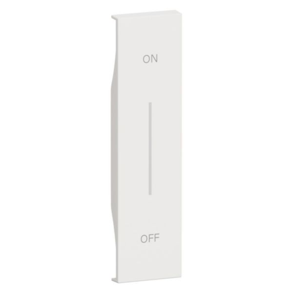 Lightable cover, 1 module - ON/OFF function for devices item K4672M2L, K4652M2 and K4652M3.White