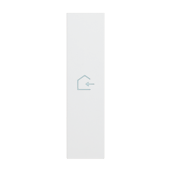 Lightable cover, 1 module - COMING IN symbol. For devices item K4672M2L, K4652M2 and K4652M3. White