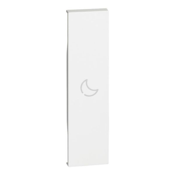Lightable cover, 1 module - BED symbol