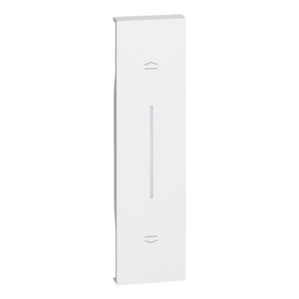 Covers for shutter controls: art. K4037 - 1 module - white