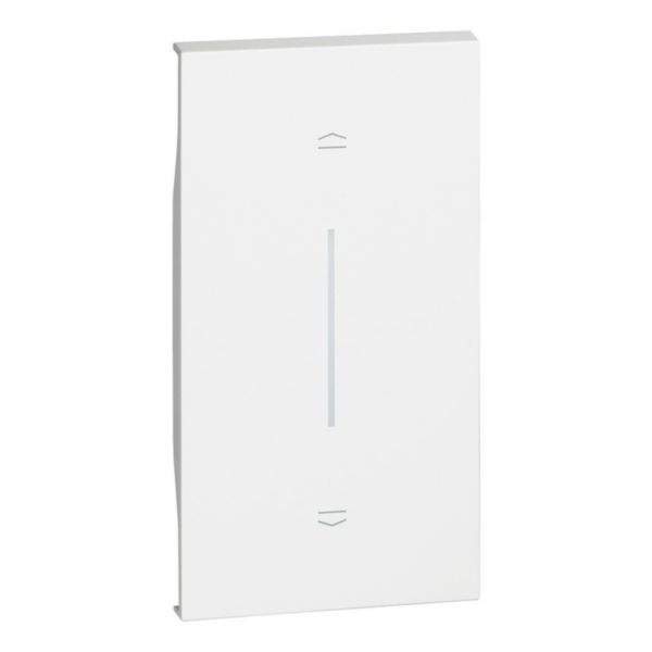 Lightable cover, 2 modules - UP/DOWN symbol. For devices item K4672M2S and K4652M2. White
