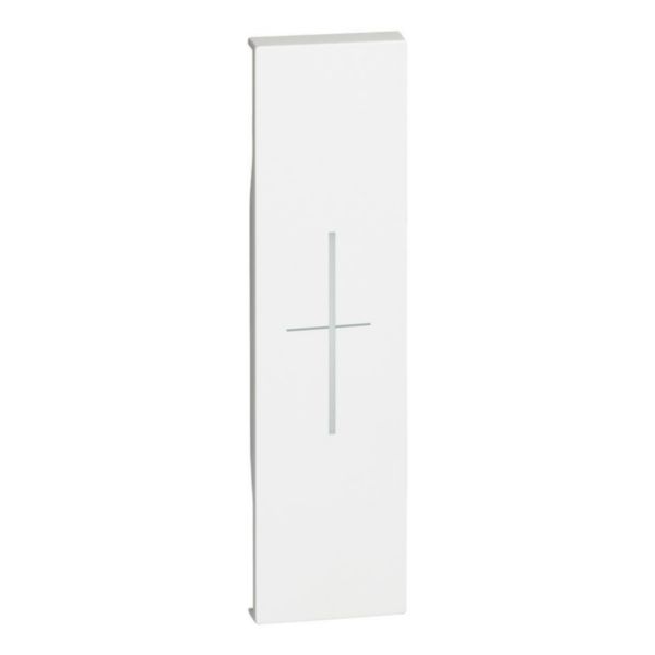 Lightable cover, 1 module - STOP symbol for item K4652M2, K4652M3 and K4672M2S. White