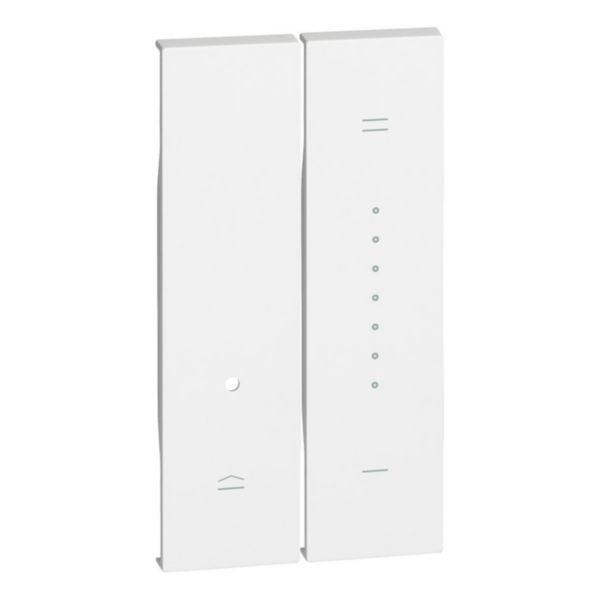 Dimmer Covers consisting of two 1-module pieces. For items K4410, K4411