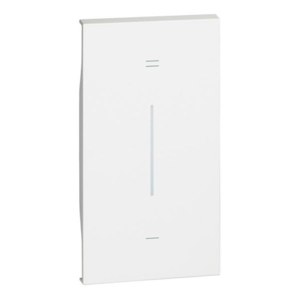 Lightable cover, 2 modules - + and - symbol. For devices item K4672M2L and item K4652M2. White.