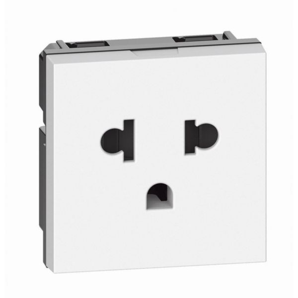 Euro american standard 2 P+E 16 A 127/250 Vac universal duplex socket