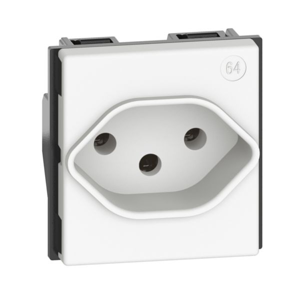 Swiss standard socket 2 P+E 10 A 250 Vac