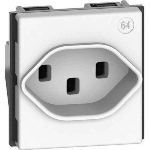 Swiss standard socket 2 P+E 16 A 250 Vac