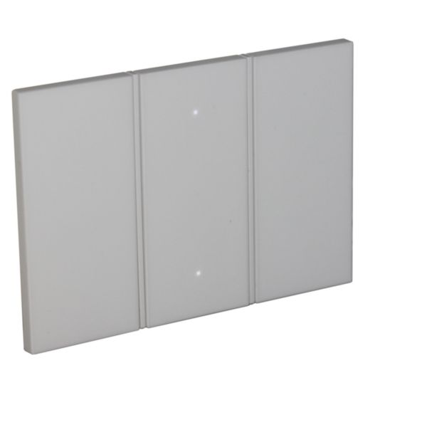 Touch digital control to manage Light ON/OFF functions - 1 module. White