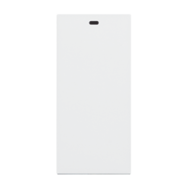 Full control. Touch digital control for the management of one to three functions  - 1 module. White