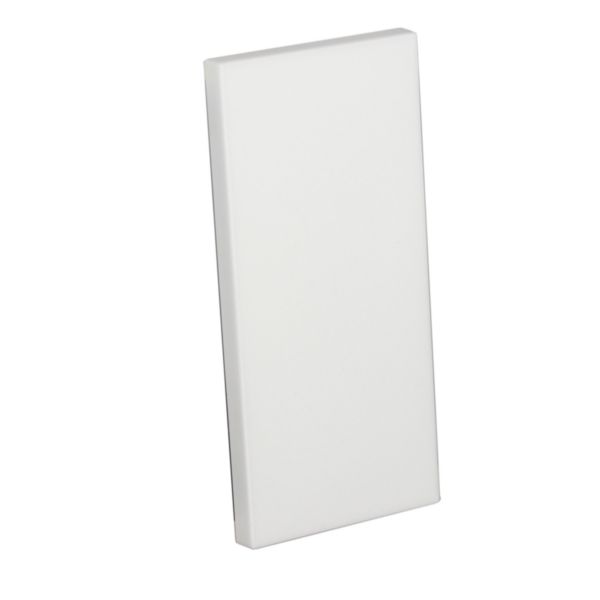 Aesthetic Cover for blanking modules item K4950 - 1 module. White.
