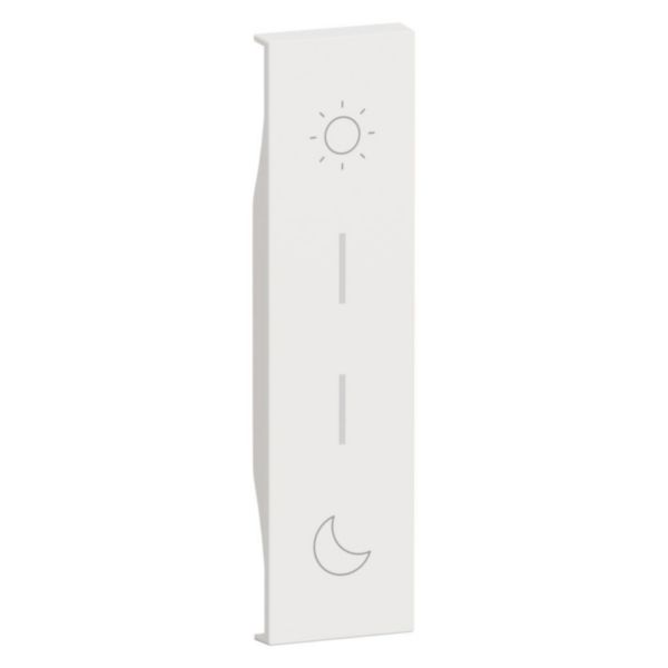 Cover with symbols for multifunction controls.