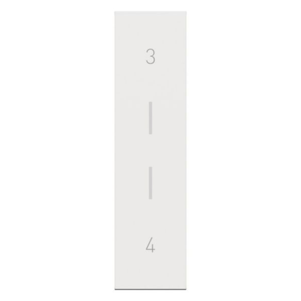 Cover with symbols for multifunction controls.