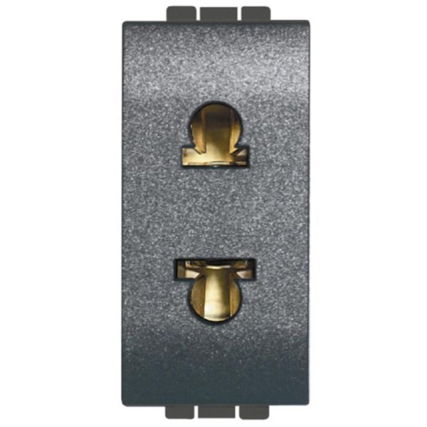 Socket 2P 16A 127/250 Vac - euroamerican standard