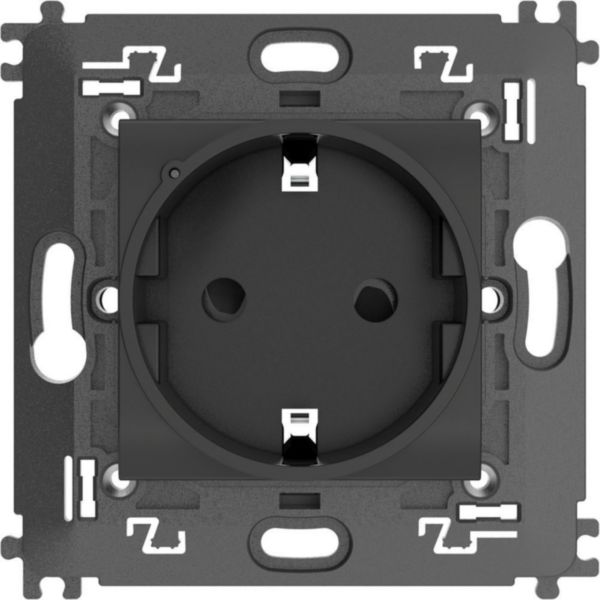 Connected socket 2P+E 16 A 250 Vac German standard.