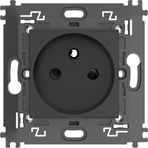 Connected socket 2P+E 16 A 250 Vac French/belgian standard.