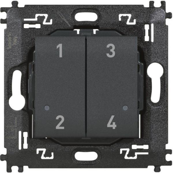 Wireless scenarios control with 4 buttons for activating of scenarios 1.2,3 and 4.