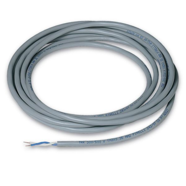 Sheathed pair made up of 2 flexible wires with unshielded plaited sheath - reel length 1000 metres