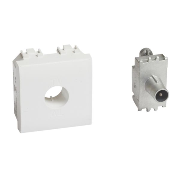 Star coaxial socket for single-user aerial systems - diameter 9.5 mm male connector