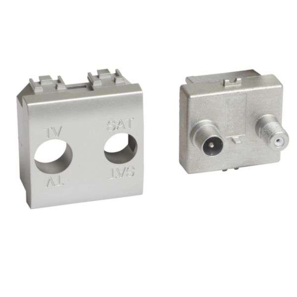 Star demixed F SAT coaxial socket for single-user aerial systems - diameter 9.5 mm male connector