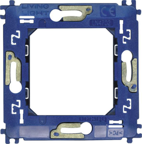 Support for round Cover plates, square and Living International - fixing with screws