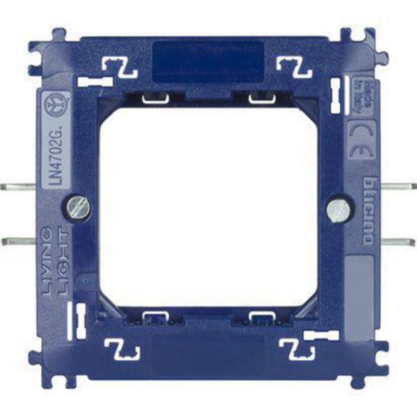 Support for round and Square cover plates - fixing with clips