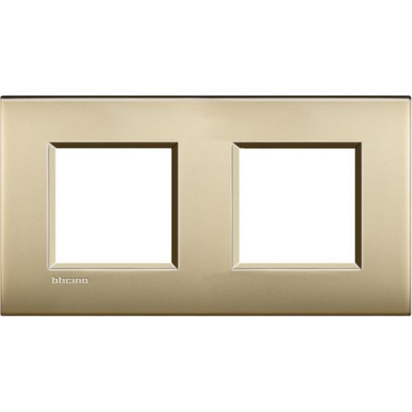 AIR cover plate 2x2P 71mm - Gold mat