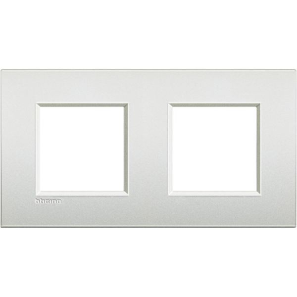 AIR cover plate 2x2P 71mm Pearl white