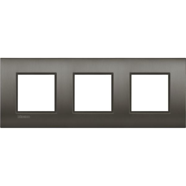 AIR cover plate 2x3P brushed Nickel