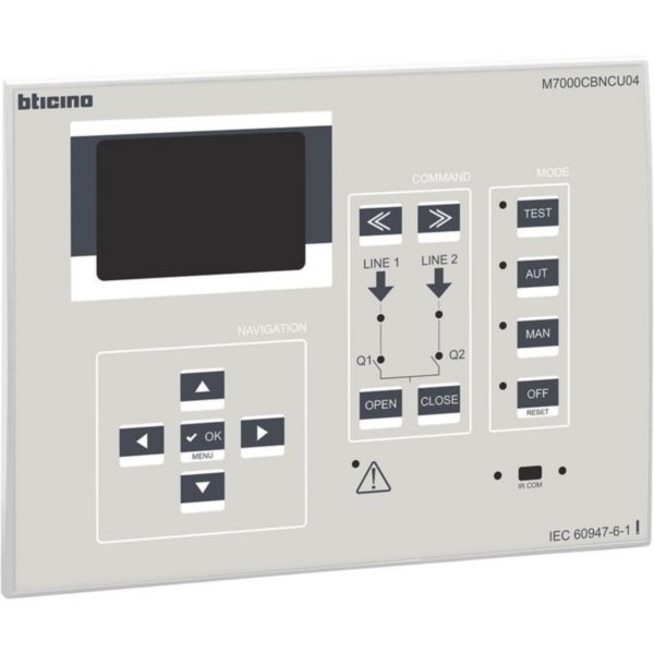 Automatic control switching unit for the management of 3 circuit breakers