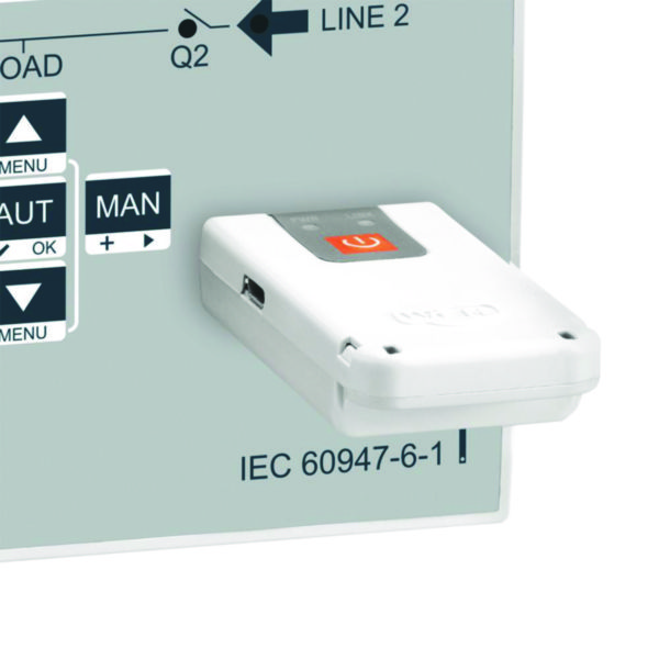 Front USB connector for ATS programming and management