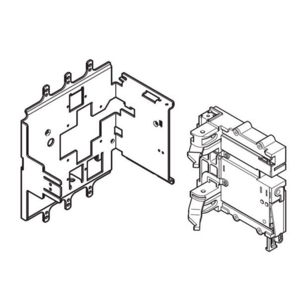 Transformation kit to apply at the plug-in bases 3P for M4 630