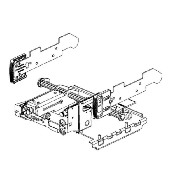 Kit to transform fixed circuit breakers in draw-out version - 3P from 3200 to 4000A