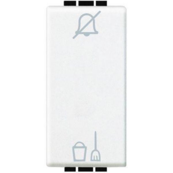 Changeover switch 1P 16A - 250Vac  -  “PLEASE DO NOT DISTURB” and “PLEASE MAKE UP THE ROOM”.
