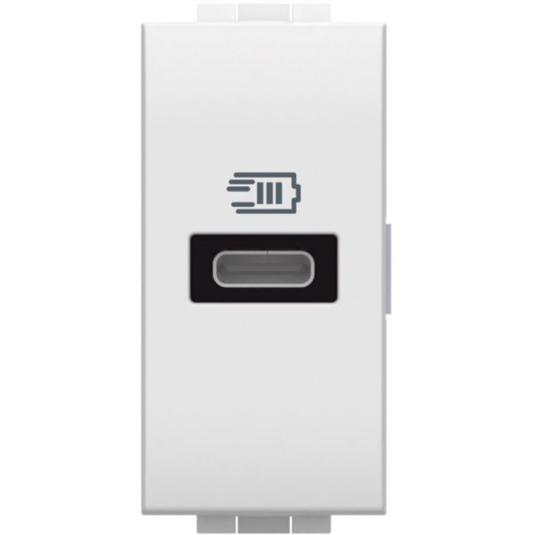 5 Vdc type C USB charger for devices up to 1.5A - 110-230V 50-60 Hz