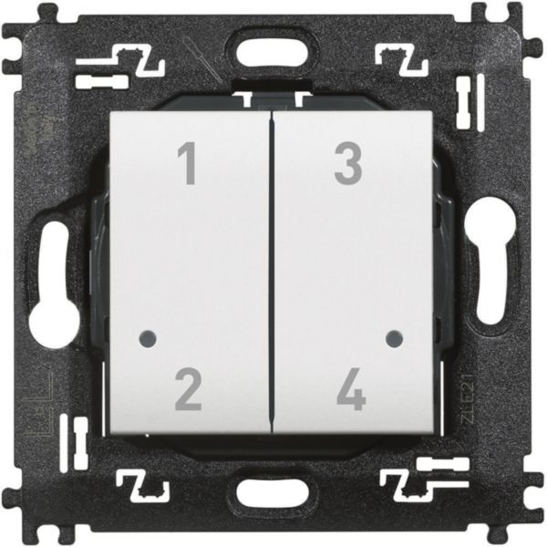 Wireless scenarios control with 4 buttons for activating of scenarios 1.2,3 and 4.