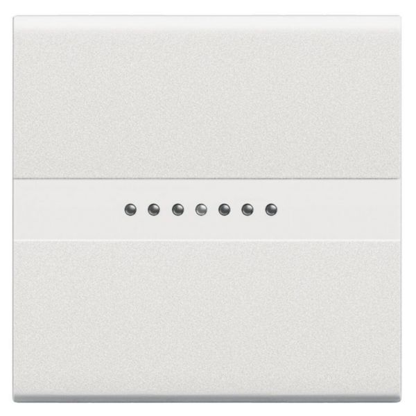 Neutral lightable key cover with diffuser - for axial controls