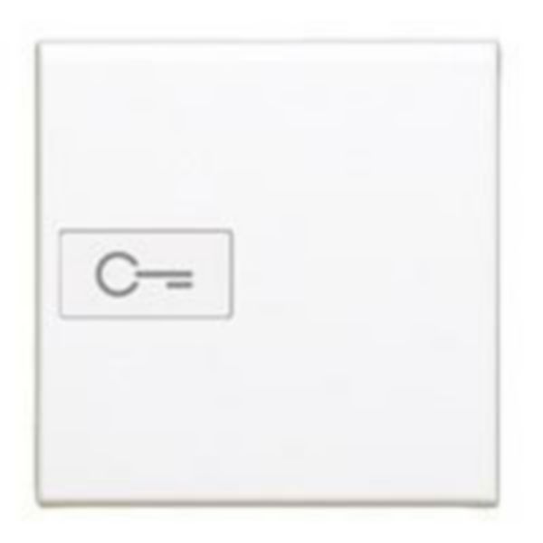 Key cover with illuminated lens - symbol key