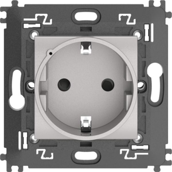 Connected socket 2P+E 16 A 250 Vac German standard.