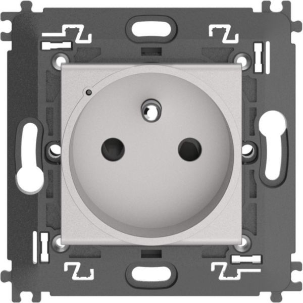 Connected socket 2P+E 16 A 250 Vac French/belgian standard.