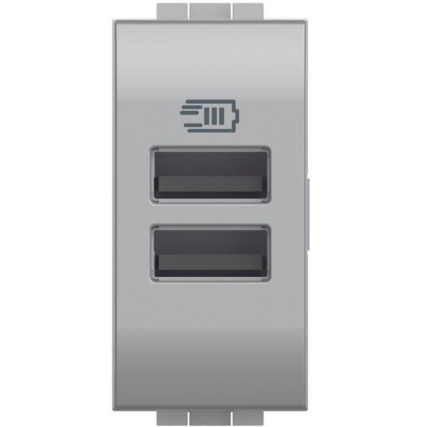 6 Vdc USB charger (with 2 USB sockets) for 1 device  up to 3A or 2 devices up to 1500 mA