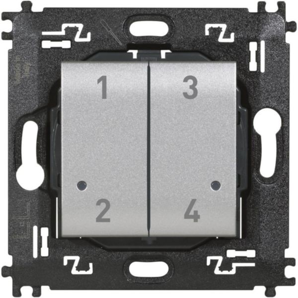 Wireless scenarios control with 4 buttons for activating of scenarios 1.2,3 and 4.