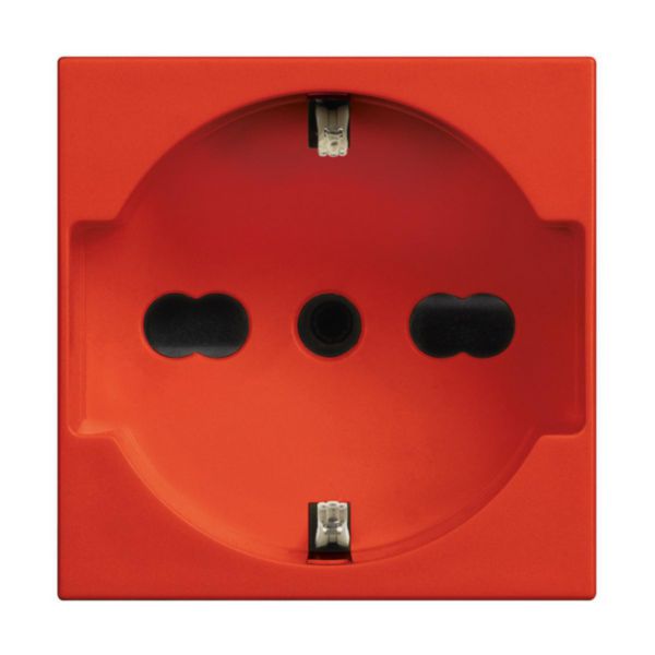 Socket 2P+E 10A and 16A 250 Vac 19 mm and&nbsp; 26 mm center distance